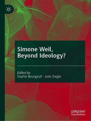 cover image of Simone Weil, Beyond Ideology?